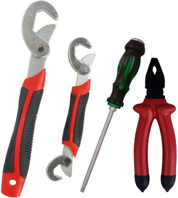 Asraw Snap N Grip, Plier & Double Sided Screwdriver Hand Tool Kit(3 Tools), Multicolor
Asraw Snap N Grip, Plier & Double Sided Screwdriver Hand Tool Kit(3 Tools), Multicolor