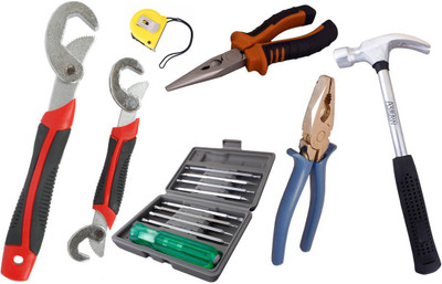 Asraw Hand Tool Kit(7 Tools), Multicolor