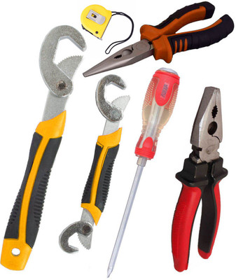 Asraw Hand Tool Kit(6 Tools), Multicolor