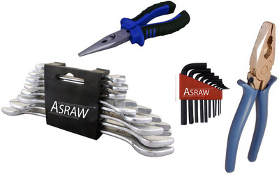 Asraw Hand Tool Kit(12 Tools), Multicolor