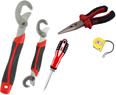 Asraw Hand Tool Kit(5 Tools), Multicolor