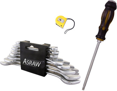 Asraw Hand Tool Kit(11 Tools), Multicolor