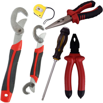 Asraw Hand Tool Kit(6 Tools), Multicolor