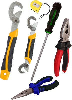 Asraw Hand Tool Kit(6 Tools), Multicolor