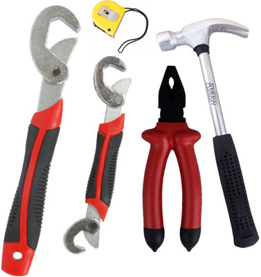 Asraw Hand Tool Kit(5 Tools), Multicolor