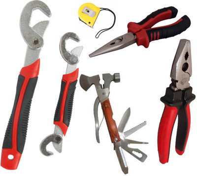 Asraw Hand Tool Kit(6 Tools), Multicolor