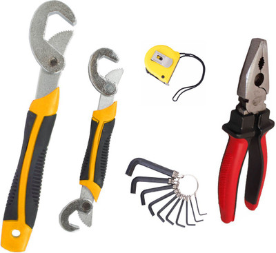 Asraw Hand Tool Kit(5 Tools), Multicolor