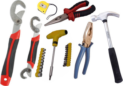 Asraw Hand Tool Kit(7 Tools), Multicolor