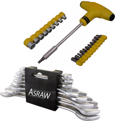 Asraw Hand Tool Kit(10 Tools), Multicolor