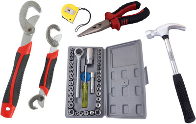 Asraw Hand Tool Kit(6 Tools), Multicolor