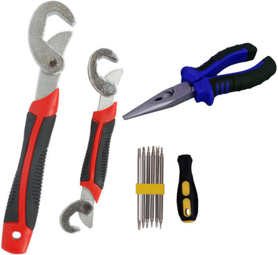 Asraw Snap N Grip, Nose Plier & Screwdriver Set Hand Tool Kit(3 Tools), Multicolor
Asraw Snap N Grip, Nose Plier & Screwdriver Set Hand Tool Kit(3 Tools), Multicolor