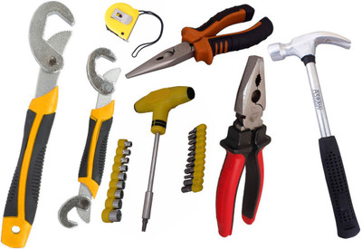 Asraw Hand Tool Kit(7 Tools), Multicolor