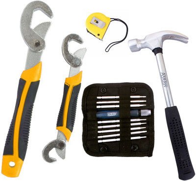 Asraw Hand Tool Kit(5 Tools), Multicolor