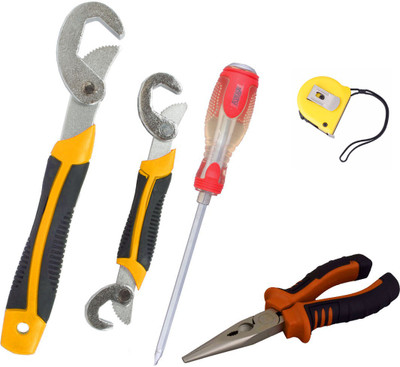 Asraw Hand Tool Kit(5 Tools), Multicolor