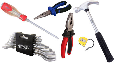 Asraw Hand Tool Kit(14 Tools), Multicolor