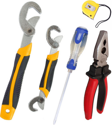 Asraw Hand Tool Kit(5 Tools), Multicolor