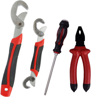 Asraw Snap N Grip, Plier & Double Sided Screwdriver Hand Tool Kit(3 Tools), Multicolor
Asraw Snap N Grip, Plier & Double Sided Screwdriver Hand Tool Kit(3 Tools), Multicolor