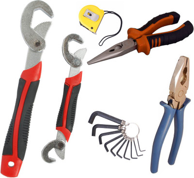 Asraw Hand Tool Kit(6 Tools), Multicolor