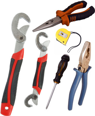 Asraw Hand Tool Kit(6 Tools), Multicolor