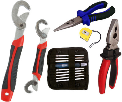 Asraw Hand Tool Kit(6 Tools), Multicolor