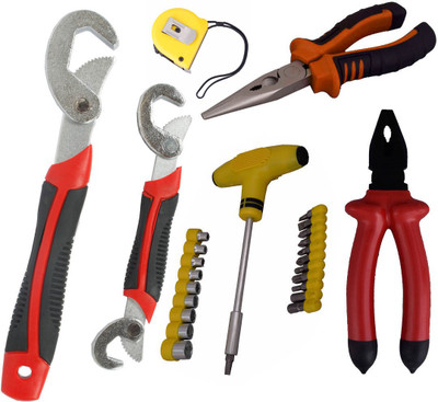 Asraw Hand Tool Kit(6 Tools), Multicolor