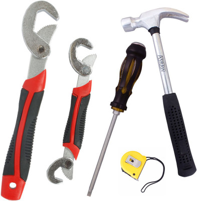 Asraw Hand Tool Kit(5 Tools), Multicolor
