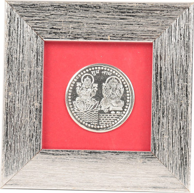 Jewel Fuel Laxmi Ganesha Silver Coin Frame Decorative Showpiece - 9 cm(Silver Plated, Silver)
Jewel Fuel Laxmi Ganesha Silver Coin Frame Decorative Showpiece - 9 cm(Silver Plated, Silver)