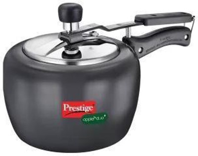 Prestige Apple Duo 5 L Induction Bottom Pressure Cooker(Aluminium)