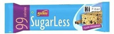 RiteBite Rite Bite Sugarless - Pack of 5 Protein Bars(27 g, Apple Cinnamon)