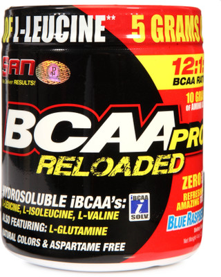 SAN BCAA Pro Reloaded 114g Whey Protein(114 g, Blue Raspberry)