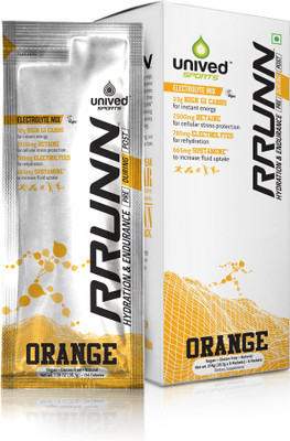 Unived RRUNN During Isotonic Hydration Electrolyte Sports Mix Nutrition Drink(214 g, Orange Flavored)
Unived RRUNN During Isotonic Hydration Electrolyte Sports Mix Nutrition Drink(214 g, Orange Flavored)