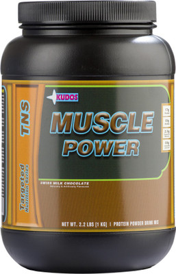 KUDOS NUTRITIONS - Muscle Power 1kg - Swiss Milk Chocolate Protein Blends(1 kg, Swiss Milk Chocolate)