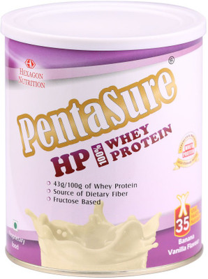 PentaSure PENTASURE HP 400 GM TIN Whey Protein(400 g, Banana)