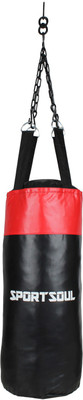 SportSoul Unfilled Vinyl Hanging Bag(Medium, 30 kg)