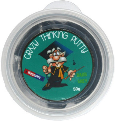 Crazy Thinking Magnetic- (Pack of 2) Black Putty Toy