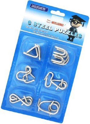 Stuff Jam Stainless Steel 6 Metallic Intellectual Puzzles For All Age Groups.(6 Pieces)
Stuff Jam Stainless Steel 6 Metallic Intellectual Puzzles For All Age Groups.(6 Pieces)