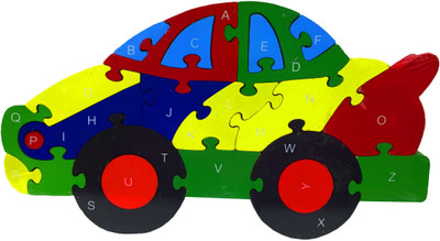 Gayatri Creations CAR MAKING BLOCKS(26 Pieces)