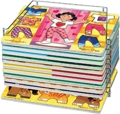Melissa & Doug Single Wire Rack(12 Pieces)