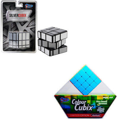 Sunny New 4x4 Stickerless And Silver Cubix(2 Pieces)