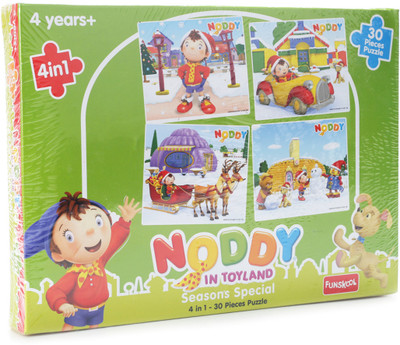 Funskool Noddy 4 in 1 Seasons Special Puzzle(30 Pieces)