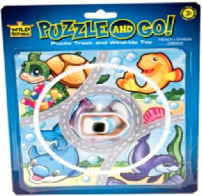 Wild Republic Blst Puzzle Track Car Dolphin(12 Pieces)