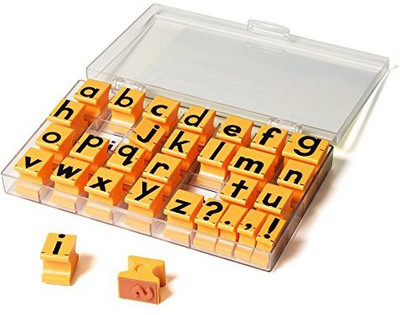 Educational Insights Lowercase Alphabet Stamps(35 Pieces)