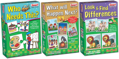 Smart Who Need This, What will Happen Next & Look N Find difference Combo Pack(2 Pieces)
Smart Who Need This, What will Happen Next & Look N Find difference Combo Pack(2 Pieces)