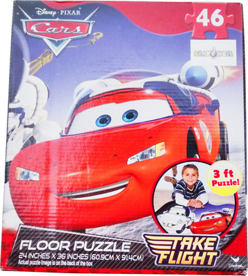 Cardinal Car Around Me Floor Puzzle 36*24 Inch 46 Pcs(46 Pieces)