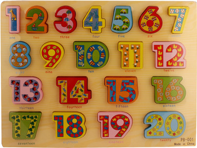 RVOLD NUMBERS CUT OUT BLOCKS(20 Pieces)