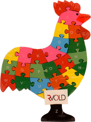 RVOLD Bird Shaped Wooden Puzzle Learning Toy With A-Z English Alphabets and Numbers(26 Pieces)
RVOLD Bird Shaped Wooden Puzzle Learning Toy With A-Z English Alphabets and Numbers(26 Pieces)