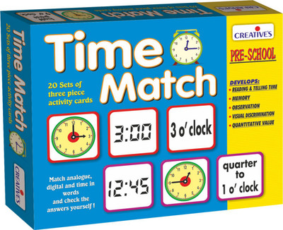 Creative Educational Aids Time Match(60 Pieces)
