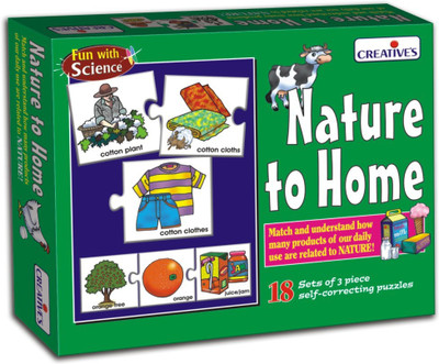 Creative Educational Aids Nature to Home(54 Pieces)