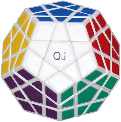QJ MegaMinx (Stickered) White(1 Pieces)