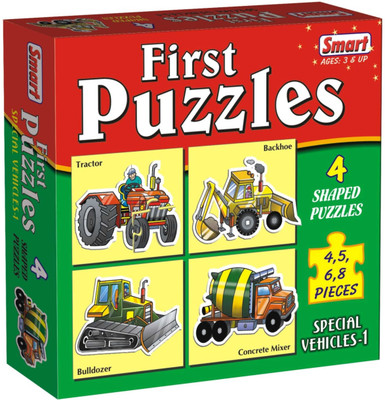 Smart First Puzzles - Special Vehicles - 1(23 Pieces)